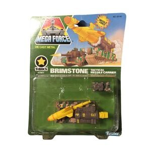 89 Mega Force Brimstone Tactical Missile Carrier Die Cast Metal V-Rocs Army 5140